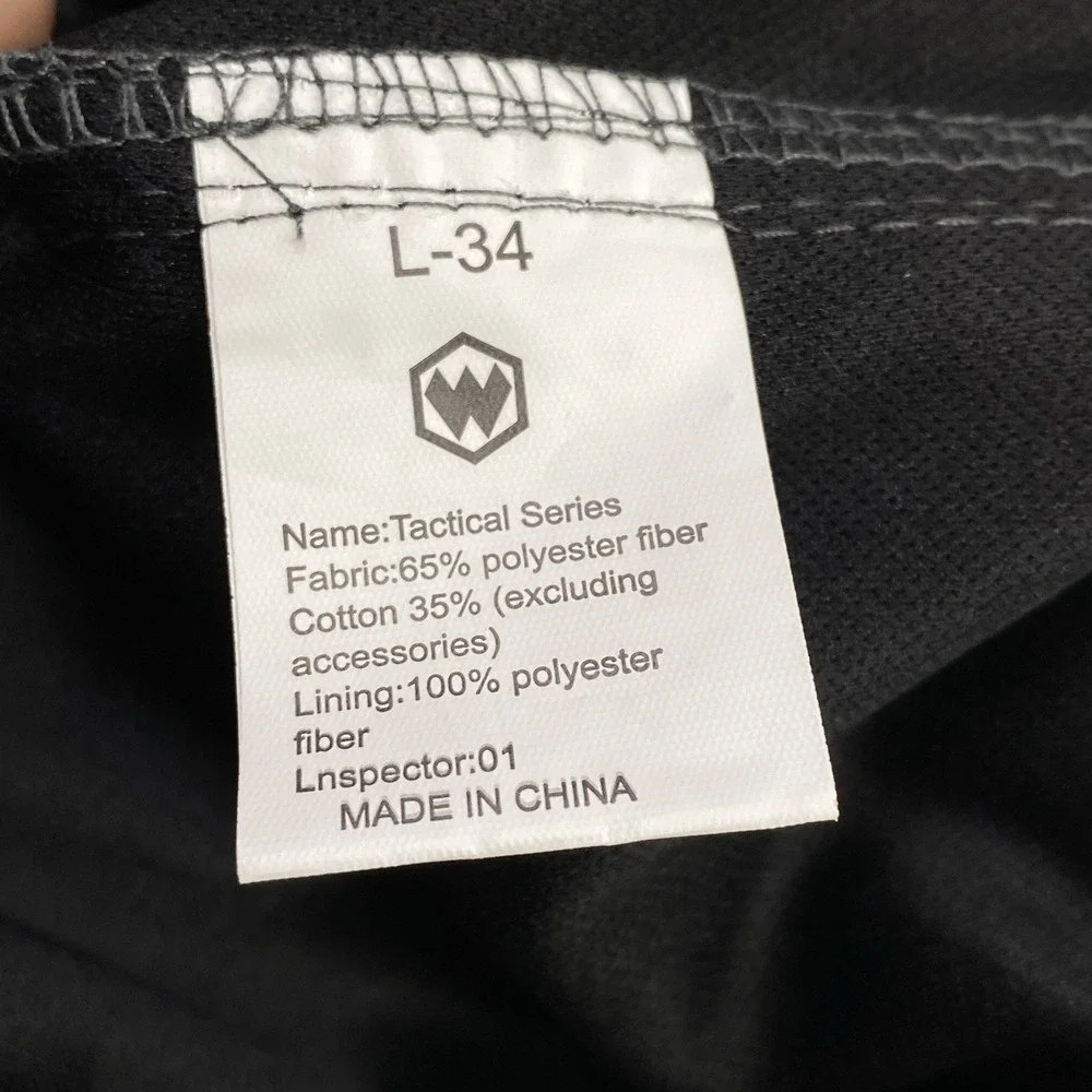 New Flexcamo Tactical Series Gray Stretch Cargo Pants Mens L - 34 Zipper Pockets
